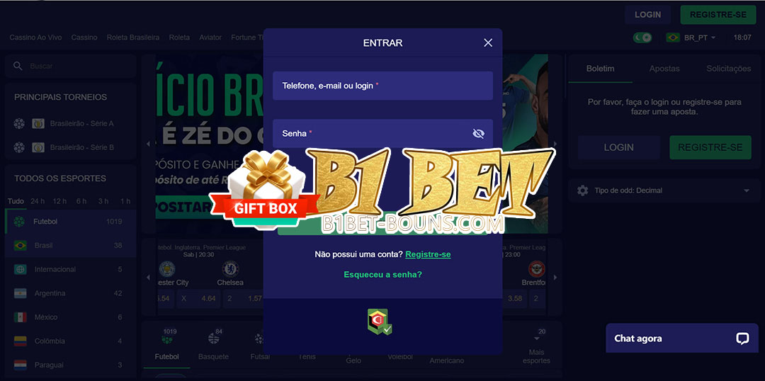 b1 bet login