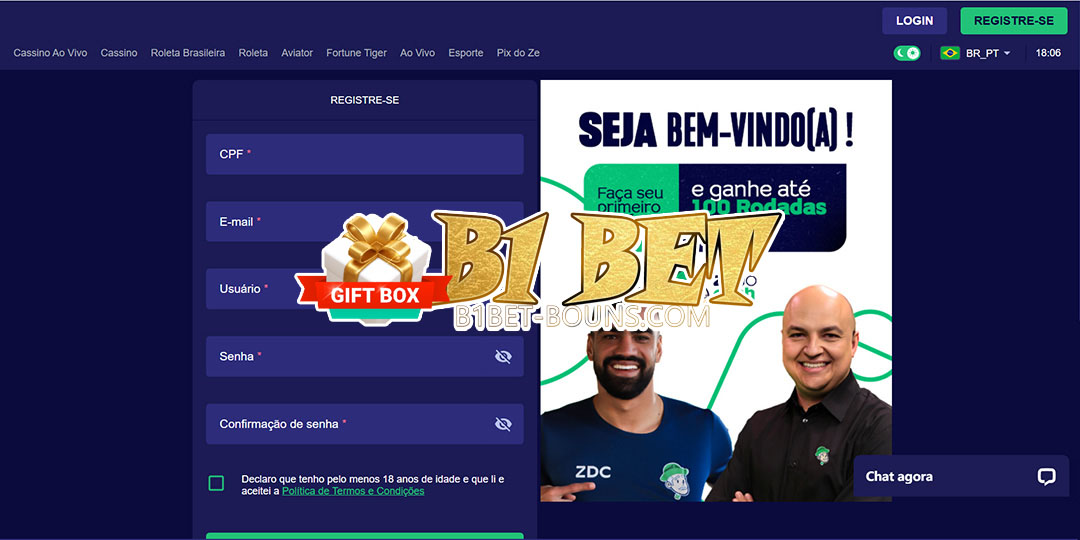 b1 bet registrar
